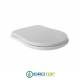 Copriwater per DOLOMITE ANTALIA cerniera inox con chiusura normale o rallentata soft close