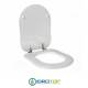 Copriwater per DELTA TAORMINA cerniera inox con chiusura normale o rallentata soft close