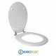 Copriwater per CESAME TRIESTE cerniera inox con chiusura normale o rallentata soft close