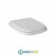 Copriwater per KERASAN BRIO cerniera inox con chiusura normale o rallentata soft close
