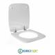 Copriwater per GLOBO STONE 45 cerniera inox con chiusura normale o rallentata soft close