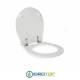 Copriwater per PONTEGIULIO CUCCIOLO cerniera inox con chiusura normale o rallentata soft close