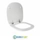 Copriwater per POZZI GINORI CINQUECENTO cerniera inox con chiusura normale o rallentata soft close