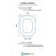 Scheda per copriwater per FLAMINIA CIOTOLO cerniera inox con chiusura normale o rallentata soft close