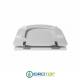 Copriwater per DELTA NAVONA cerniera inox con chiusura normale o rallentata soft close