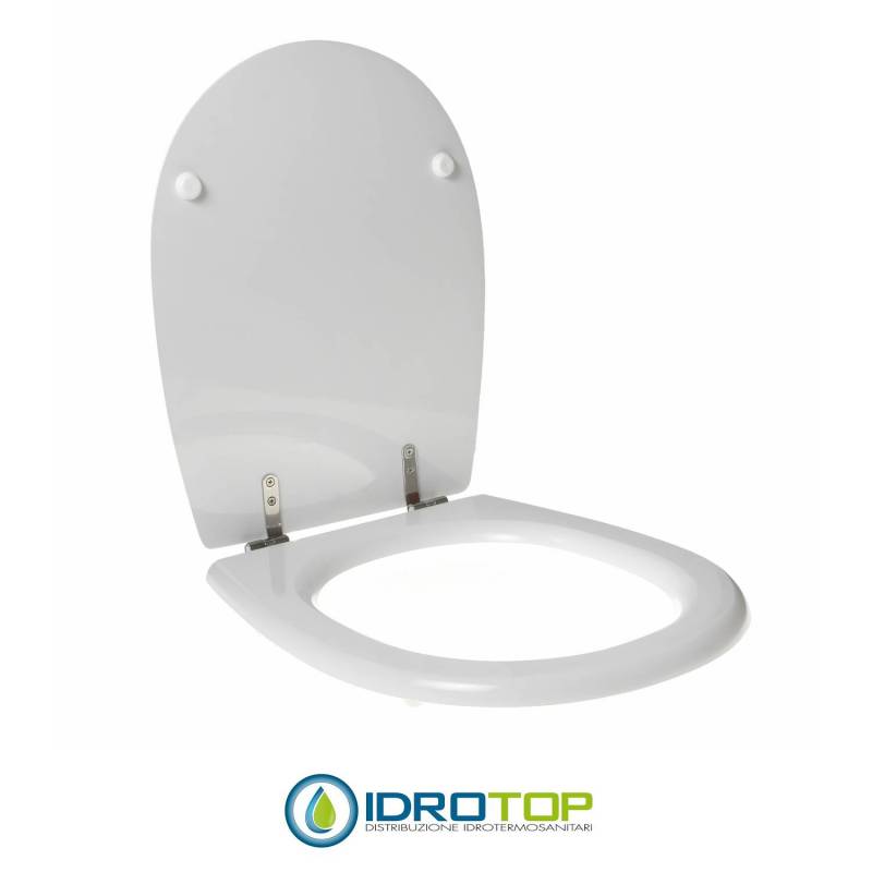 Copriwater per DURAVIT DURAPLUS cerniera inox con chiusura normale o rallentata soft close