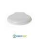 Copriwater per EOS COMPACT cerniera inox con chiusura normale o rallentata soft close