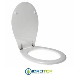 Copriwater per POZZI GINORI CONCHIGLIA cerniera inox con chiusura normale o rallentata soft close