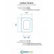 Scheda per copriwater per CESABO PRESTIGE cerniera inox con chiusura normale o rallentata soft close