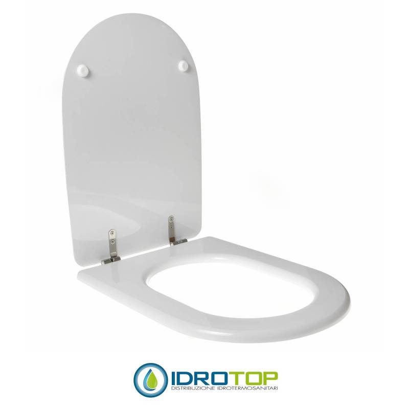 Copriwater per GALASSIA GENESI cerniera inox con chiusura normale o rallentata soft close