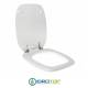 Copriwater per CATALANO FIESTA cerniera inox con chiusura normale o rallentata soft close