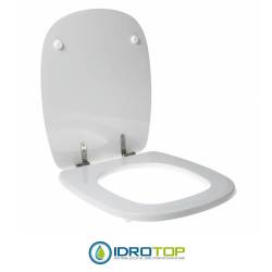 Copriwater per FALERII DUETTO QUADRO cerniera inox con chiusura normale o rallentata soft close