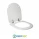 Copriwater per FALERII DUNA cerniera inox con chiusura normale o rallentata soft close