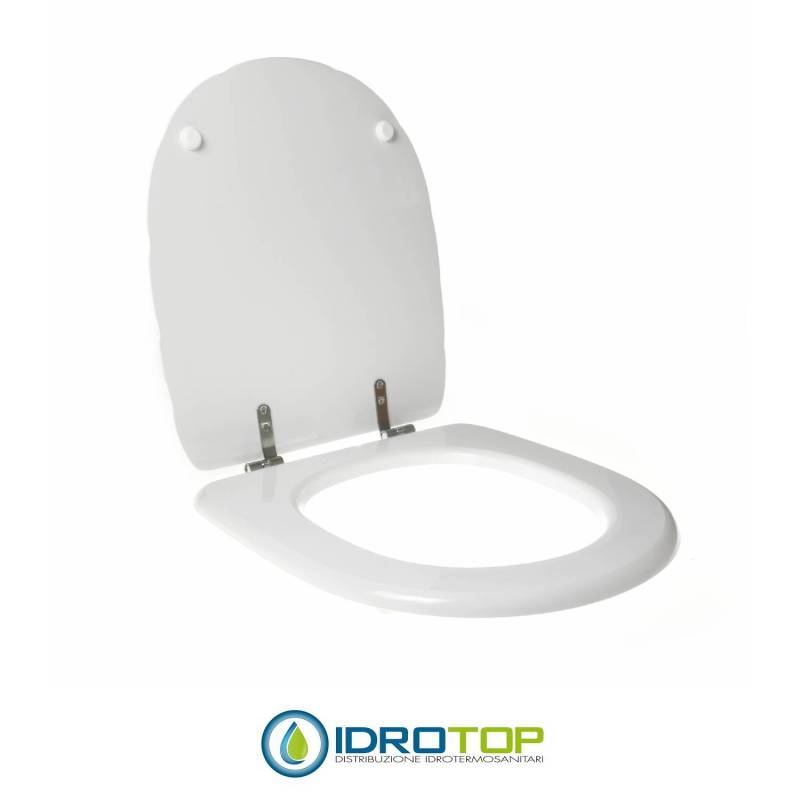 Copriwater per FALERII DUNA cerniera inox con chiusura normale o rallentata soft close