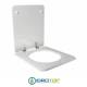Copriwater per ROCA ELEMENT cerniera inox con chiusura normale o rallentata soft close