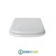 Copriwater per GALASSIA PLUS DESIGN cerniera inox con chiusura normale o rallentata soft close