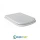 Copriwater per GALASSIA PLUS DESIGN cerniera inox con chiusura normale o rallentata soft close