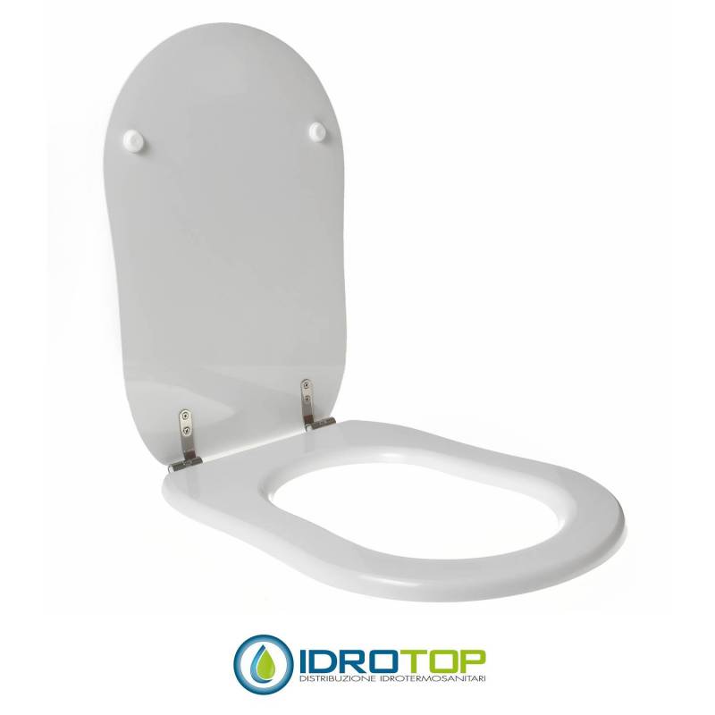 Copriwater per FLAMINIA EFI cerniera inox con chiusura normale o rallentata soft close