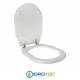 Copriwater per EOS PANTHEON cerniera inox con chiusura normale o rallentata soft close