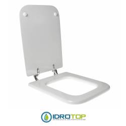 Copriwater per DOLOMITE EPOCA cerniera inox con chiusura normale o rallentata soft close