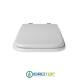 Copriwater per DOLOMITE EPOCA cerniera inox con chiusura normale o rallentata soft close