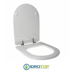 Copriwater per KERASAN SIRIO cerniera inox con chiusura normale o rallentata soft close