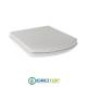 Copriwater per ROCA HALL cerniera inox con chiusura normale o rallentata soft close
