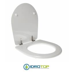 Copriwater per POZZI GINORI IDEA cerniera inox con chiusura normale o rallentata soft close