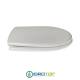 Copriwater per RAK INFINITY cerniera inox con chiusura normale o rallentata soft close