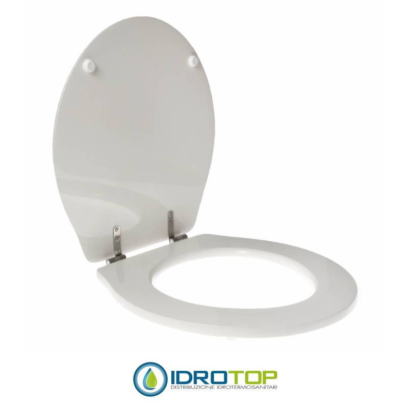 Copriwater per GALASSIA ETHOS NEW cerniera inox con chiusura normale o rallentata soft close
