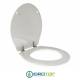 Copriwater per GALASSIA XES cerniera inox con chiusura normale o rallentata soft close