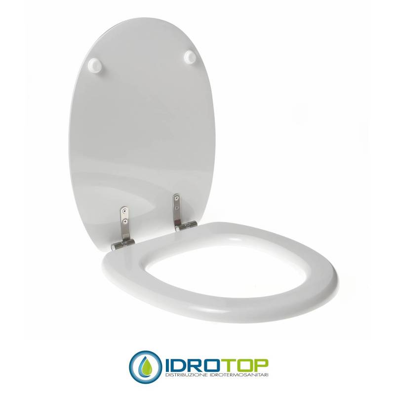 Copriwater per GALASSIA INFANZIA cerniera inox con chiusura normale o rallentata soft close