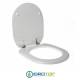 Copriwater per FLAMINIA ISABEL cerniera inox con chiusura normale o rallentata soft close