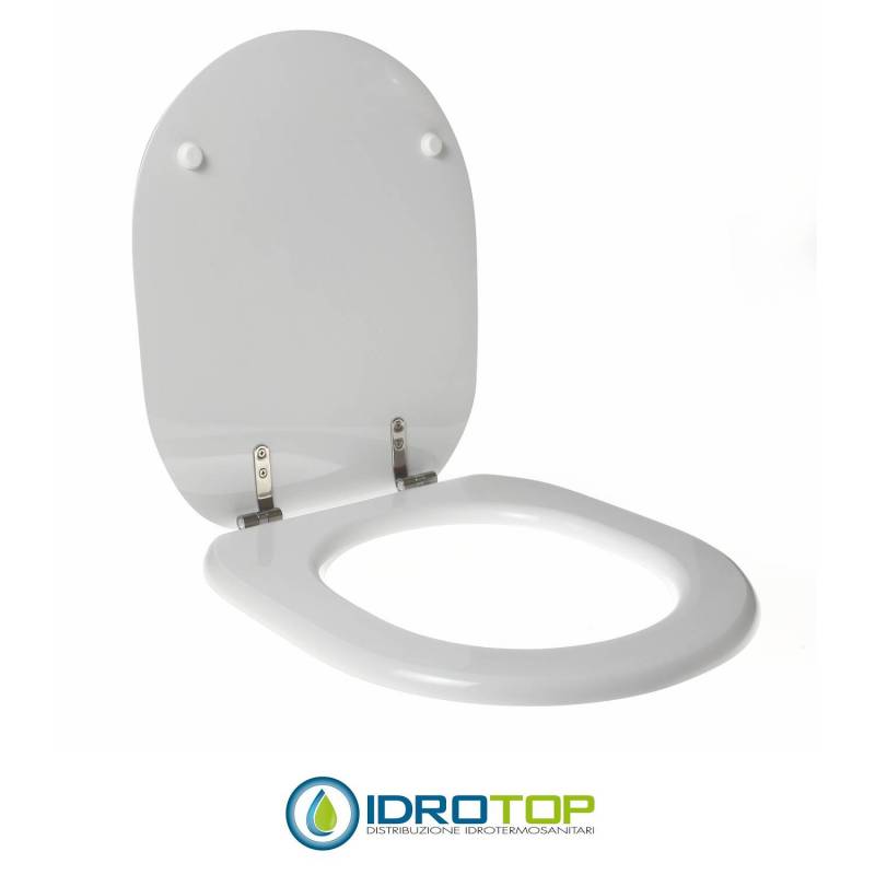 Copriwater per OPERA ARMONIA cerniera inox con chiusura normale o rallentata soft close