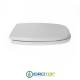 Copriwater per DISEGNO CERAMICA TRATTO cerniera inox con chiusura normale o rallentata soft close