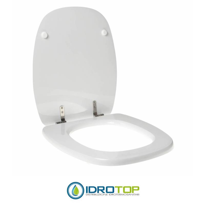 Copriwater per POZZI GINORI ITALO DUO cerniera inox con chiusura normale o rallentata soft close