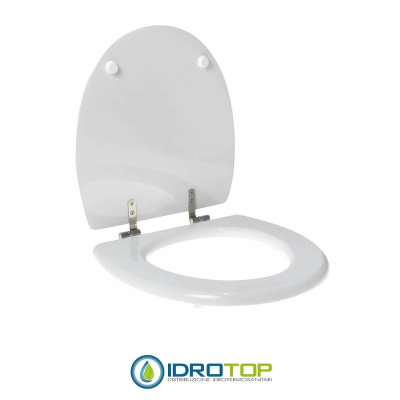 Copriwater per POZZI GINORI EUROPA DUO cerniera inox con chiusura normale o rallentata soft close
