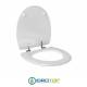 Copriwater per POZZI GINORI LEO cerniera inox con chiusura normale o rallentata soft close