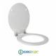 Copriwater per CESAME MID cerniera inox con chiusura normale o rallentata soft close