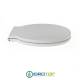 Copriwater per CESAME MID cerniera inox con chiusura normale o rallentata soft close