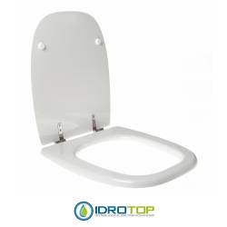 Copriwater dedicato per DELTA PRISMA legno POLIESTERE pregiato cerniera inox