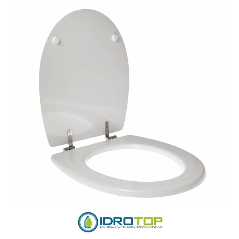 Copriwater per G.S.G.I. VENERE cerniera inox con chiusura normale o rallentata soft close
