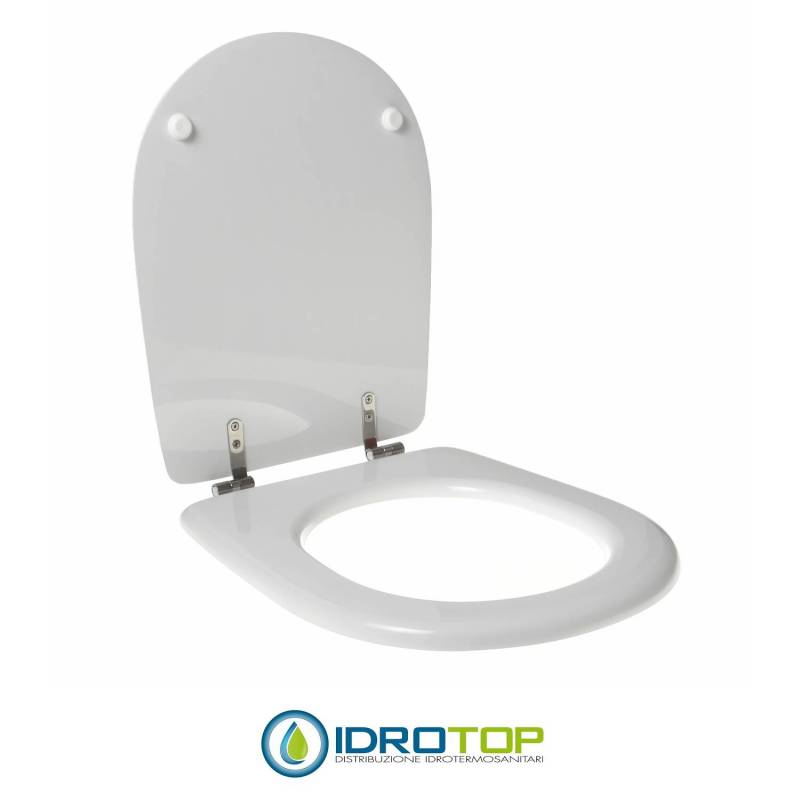 Copriwater per INCEA NUBE cerniera inox con chiusura normale o rallentata soft close