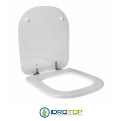 Copriwater per DISEGNO CERAMICA LOOM cerniera inox con chiusura normale o rallentata soft close