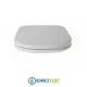 Copriwater per VITRUVIT CUBIC cerniera inox con chiusura normale o rallentata soft close