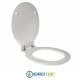 Copriwater per ASTRA PANTHEON cerniera inox con chiusura normale o rallentata soft close