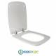 Copriwater per DOLOMITE QT 70 cerniera inox con chiusura normale o rallentata soft close