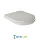 Copriwater per VITRUVIT ALBA SOSPESO cerniera inox con chiusura normale o rallentata soft close