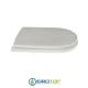 Copriwater per VITRUVIT ALBA SOSPESO cerniera inox con chiusura normale o rallentata soft close