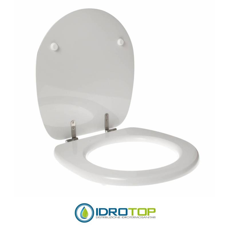 Copriwater per AXA ROND cerniera inox con chiusura normale o rallentata soft close